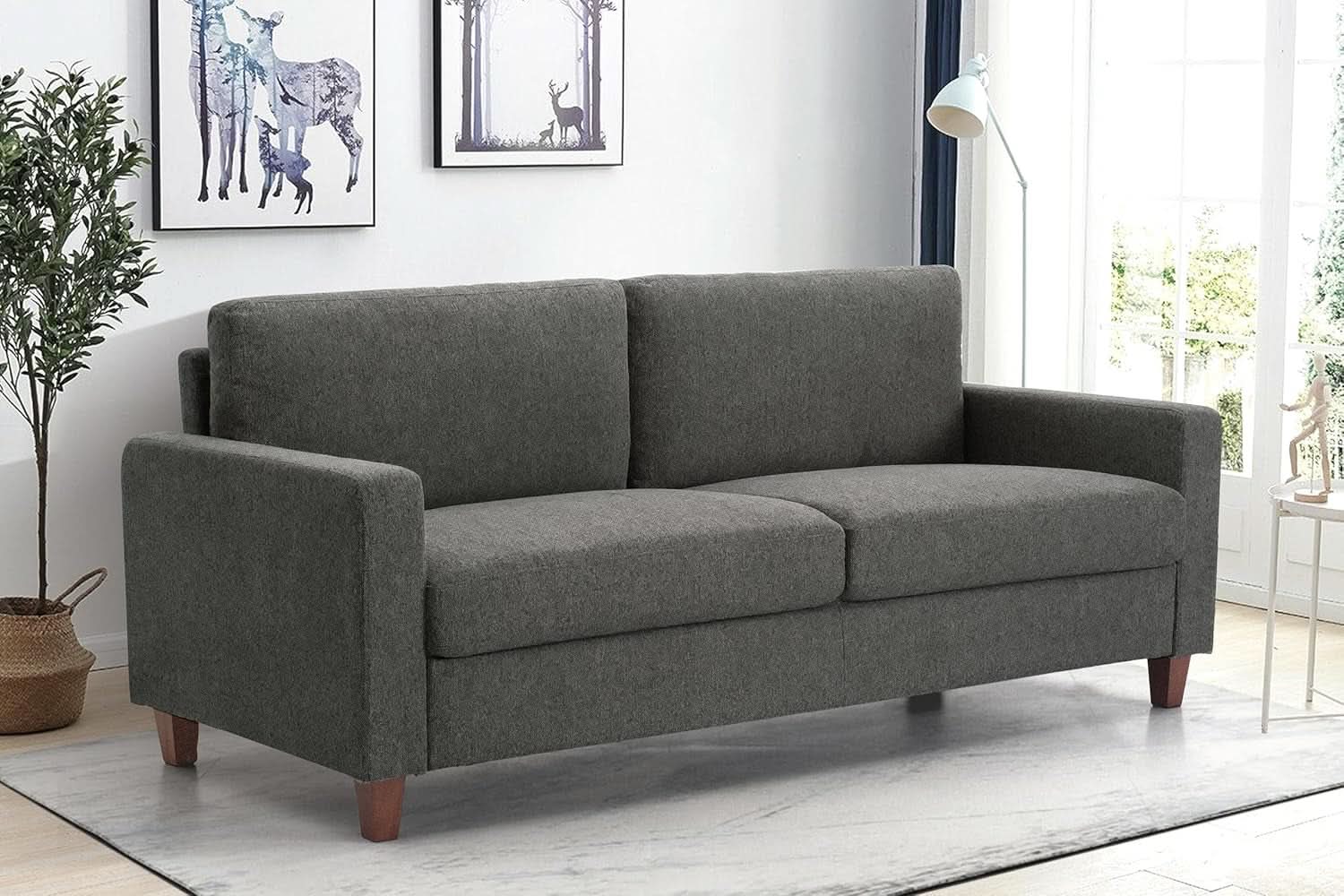 Miles Grey Sofa and Loveseat Set