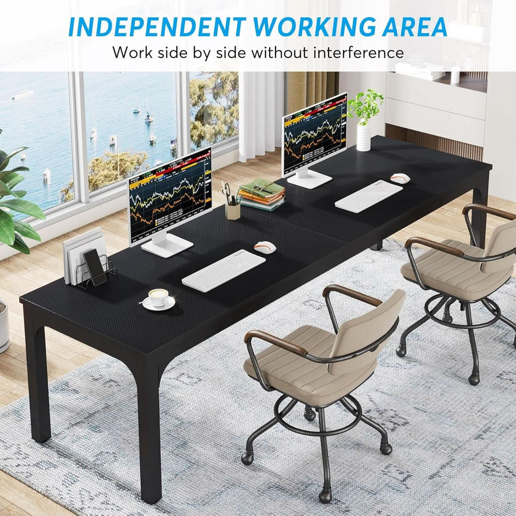 78.7-Inch Two-Person Industrial Desk