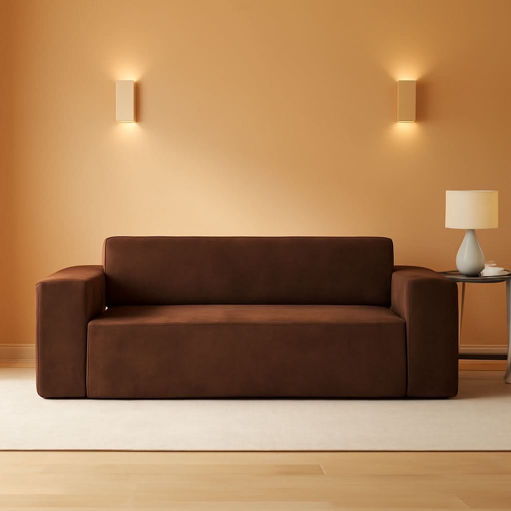 Brown Memory Foam Sofa in a Box