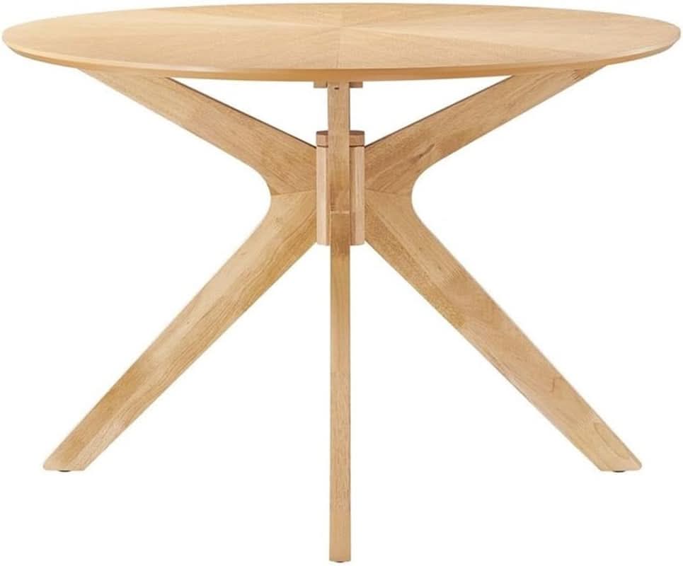 Crossroads 71 Inch Oak Oval Dining Table Mid Century