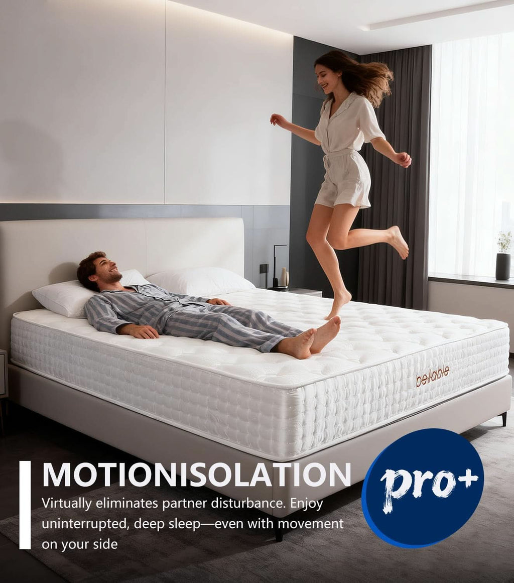 Queen 14 Inch Medium Firm Hybrid Memory Foam Mattress