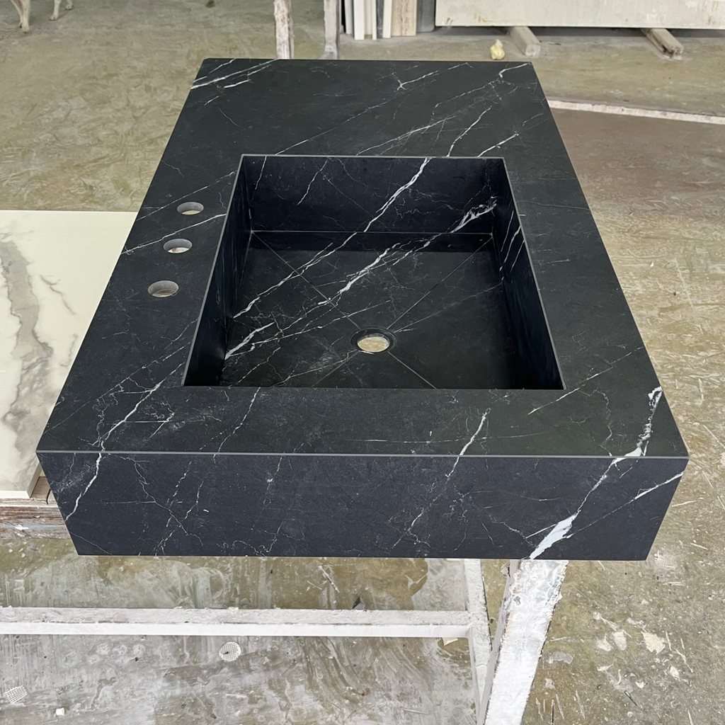 Custom Nero Marquina Bathroom Sink (ES-059)