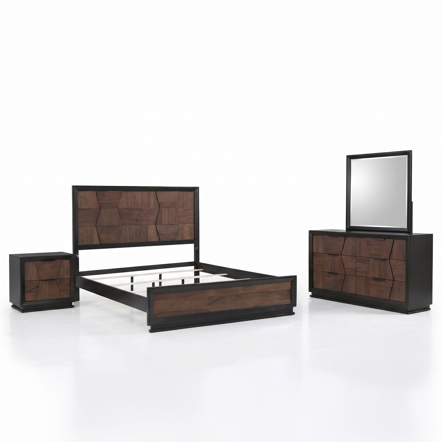 Houston Walnut Bedroom Set