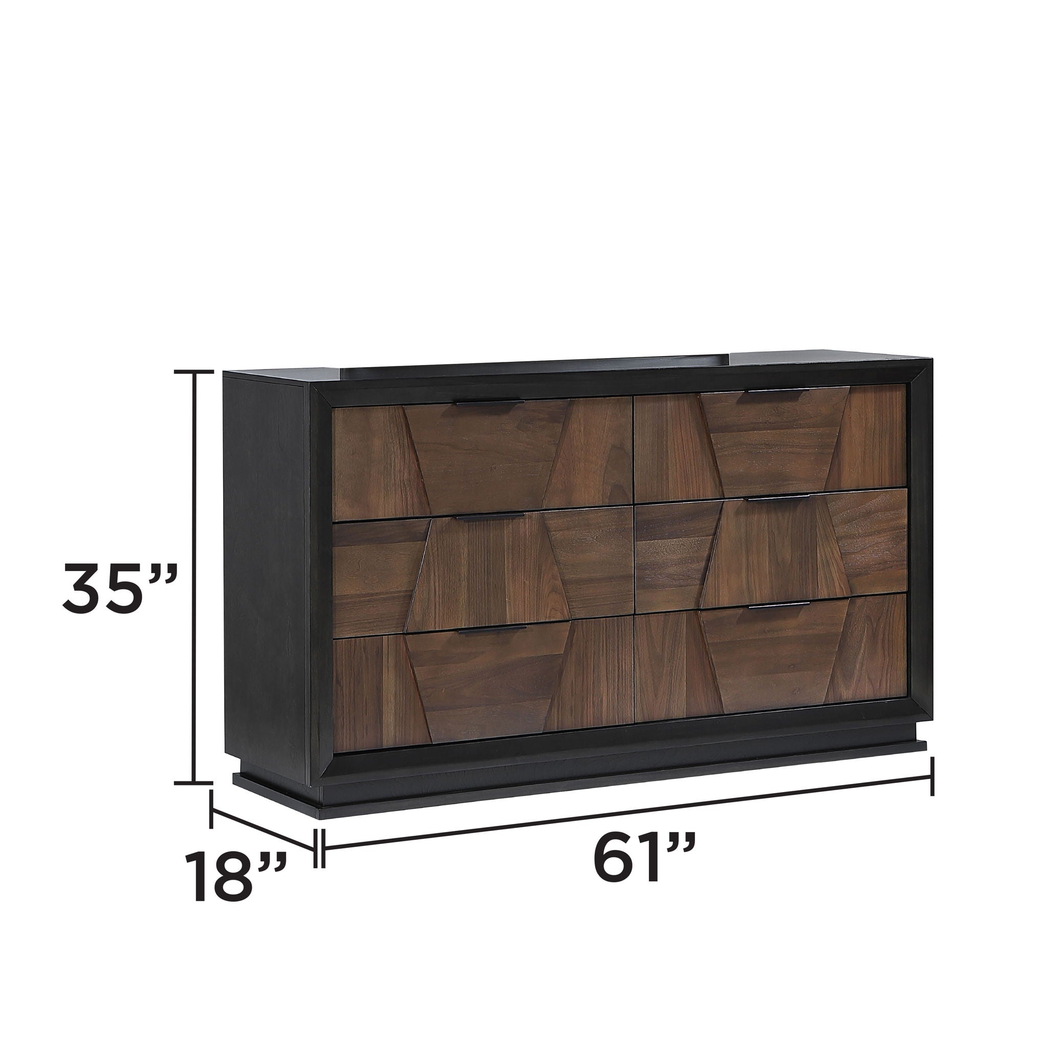 Houston Walnut Bedroom Set