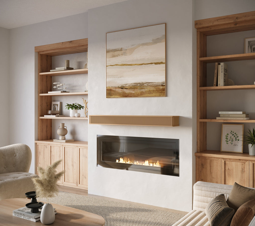 Fluted Mantel Shelf