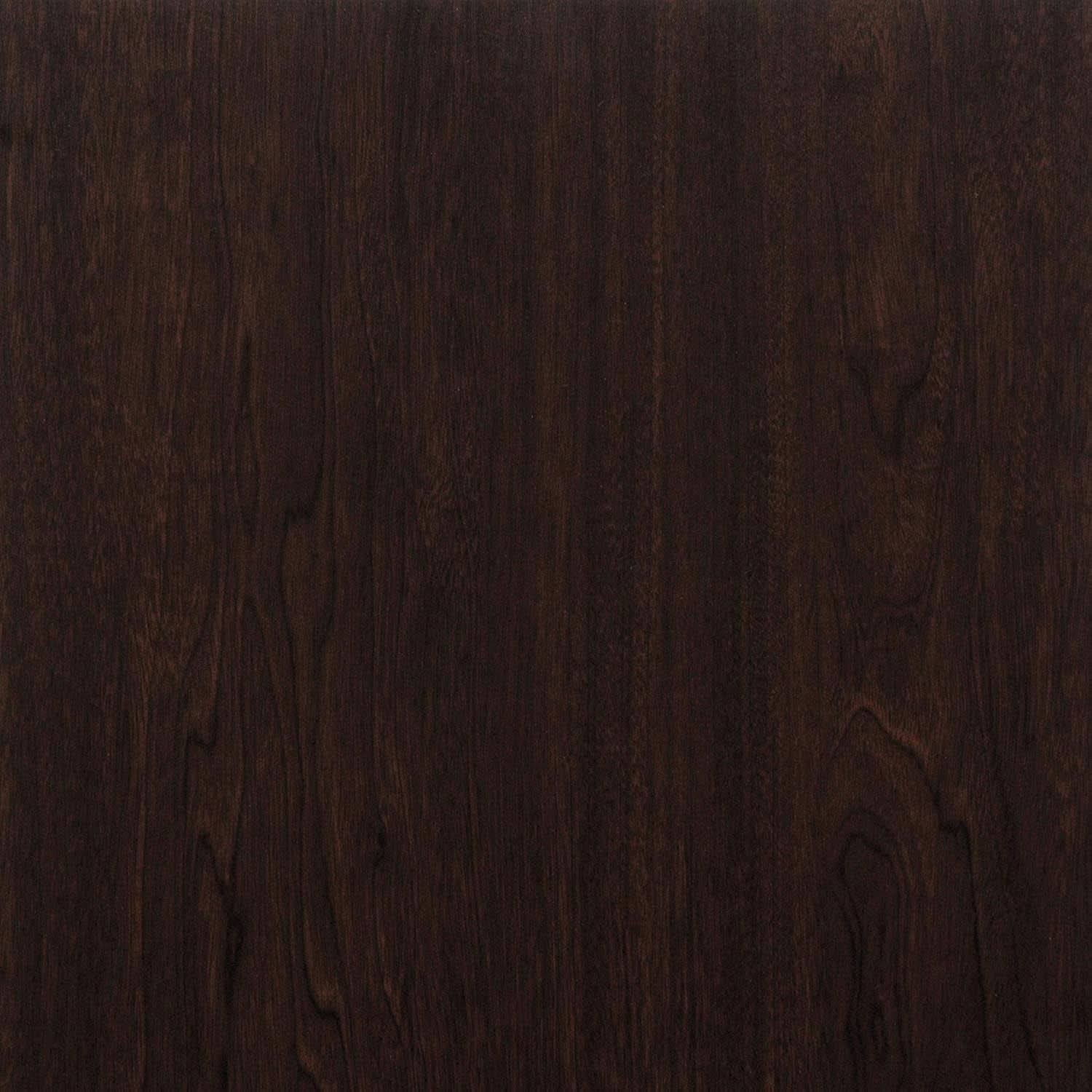 Three Shelf Bookcase In Jamocha Wood Finish 35.28In L 13.23In W 43.78In H