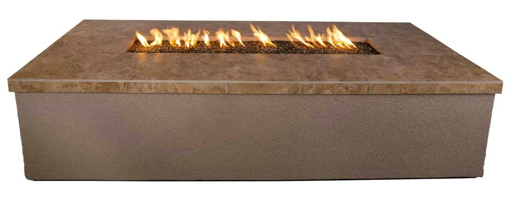 Entertainer Outdoor Fire Pit with Fire Glass