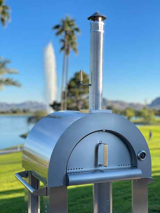 KoKoMo 32-Inch Built-In Wood-Fired Outdoor Pizza Oven