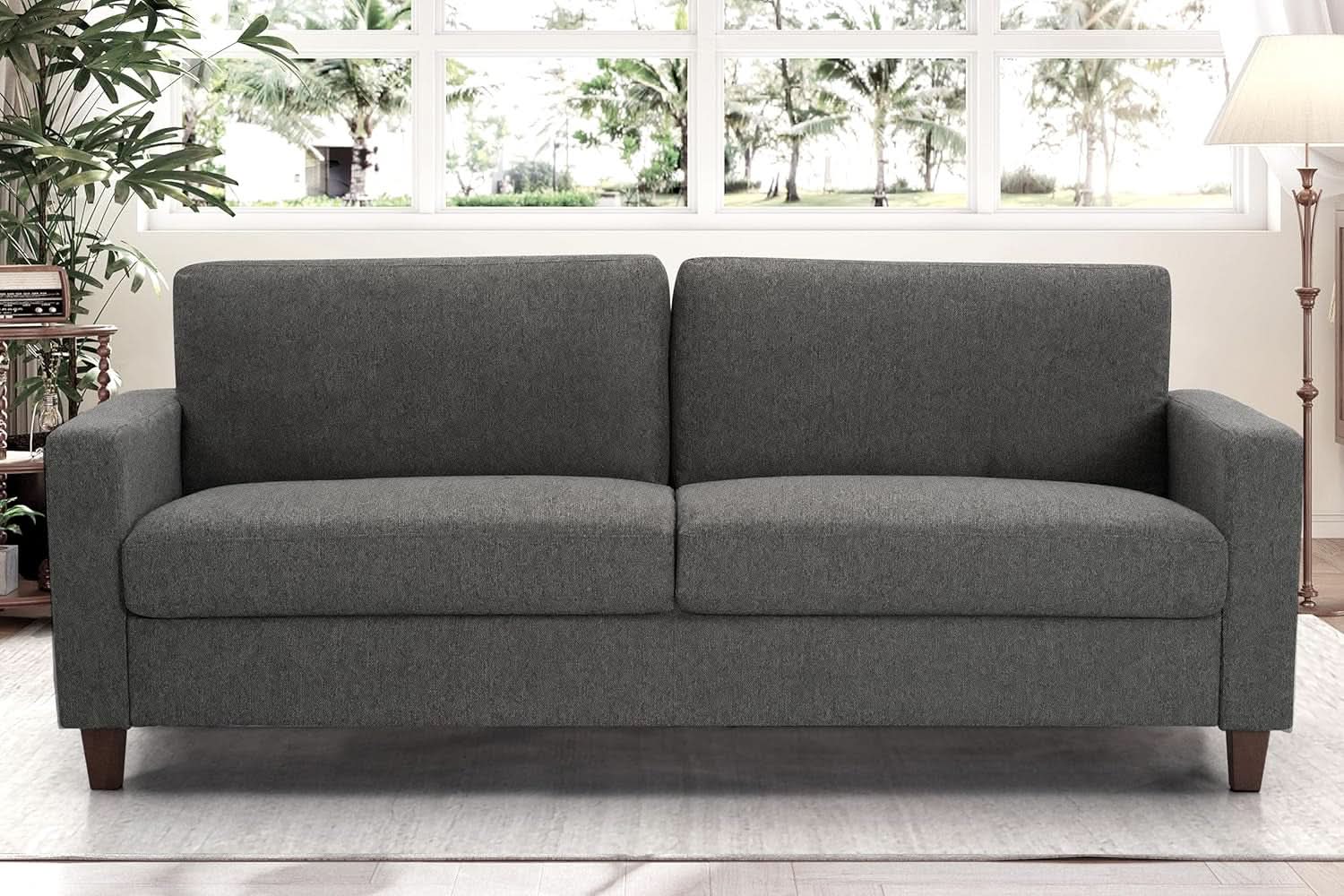 Miles Grey Sofa and Loveseat Set