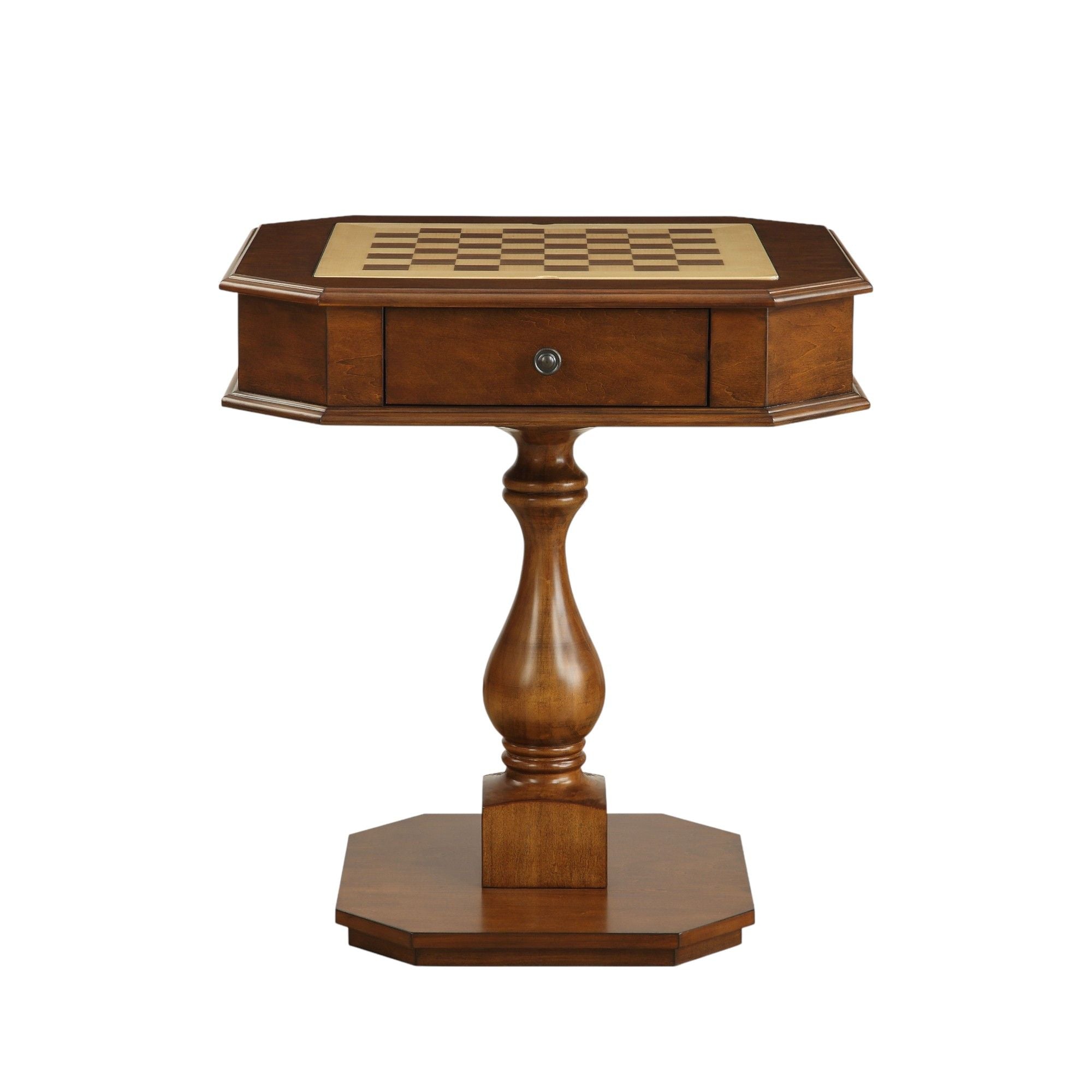 Bishop Reversible Chess & Checkers Game Table