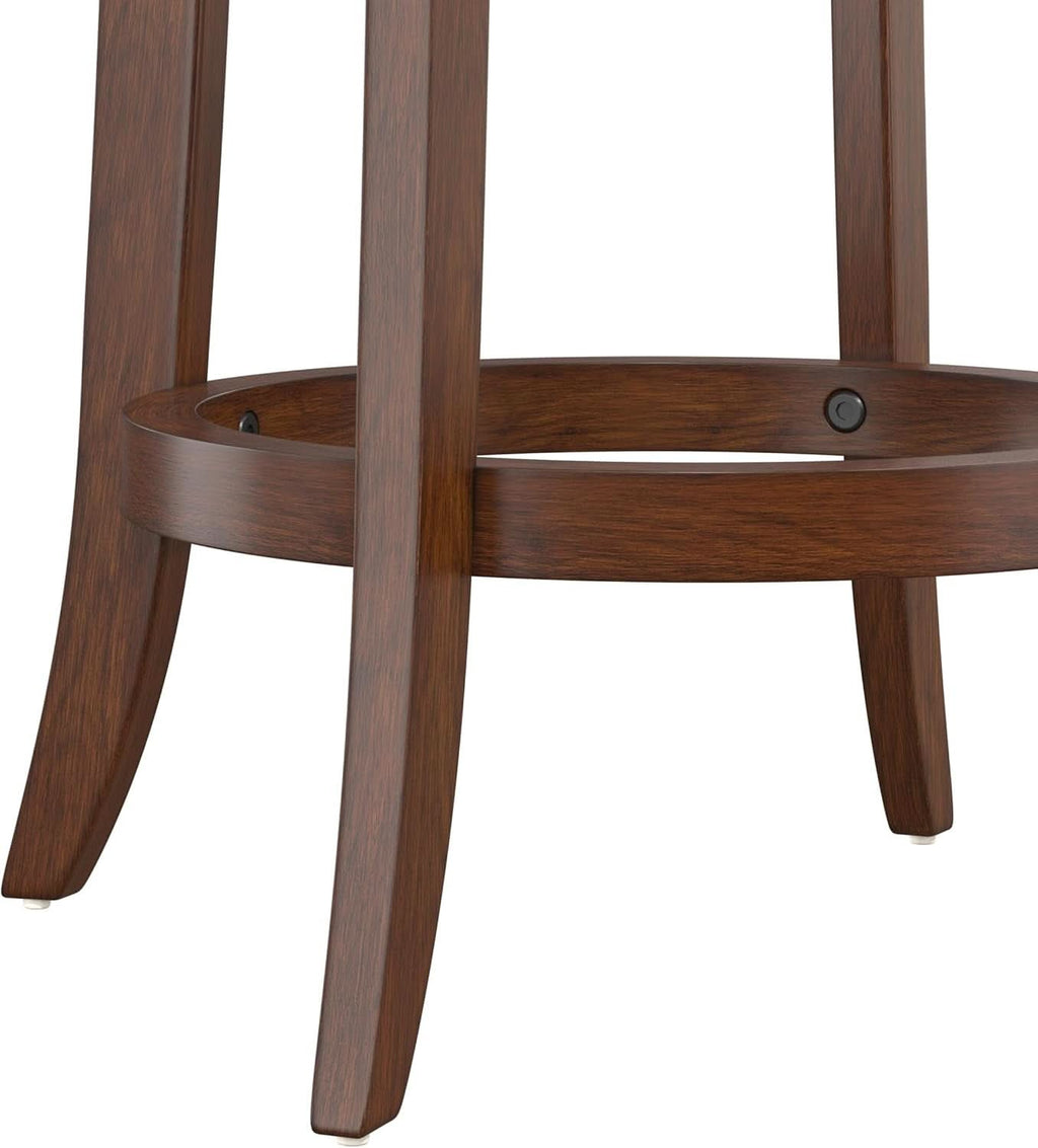 Savana Swivel Counter Stool Cherry Finish Counter Height