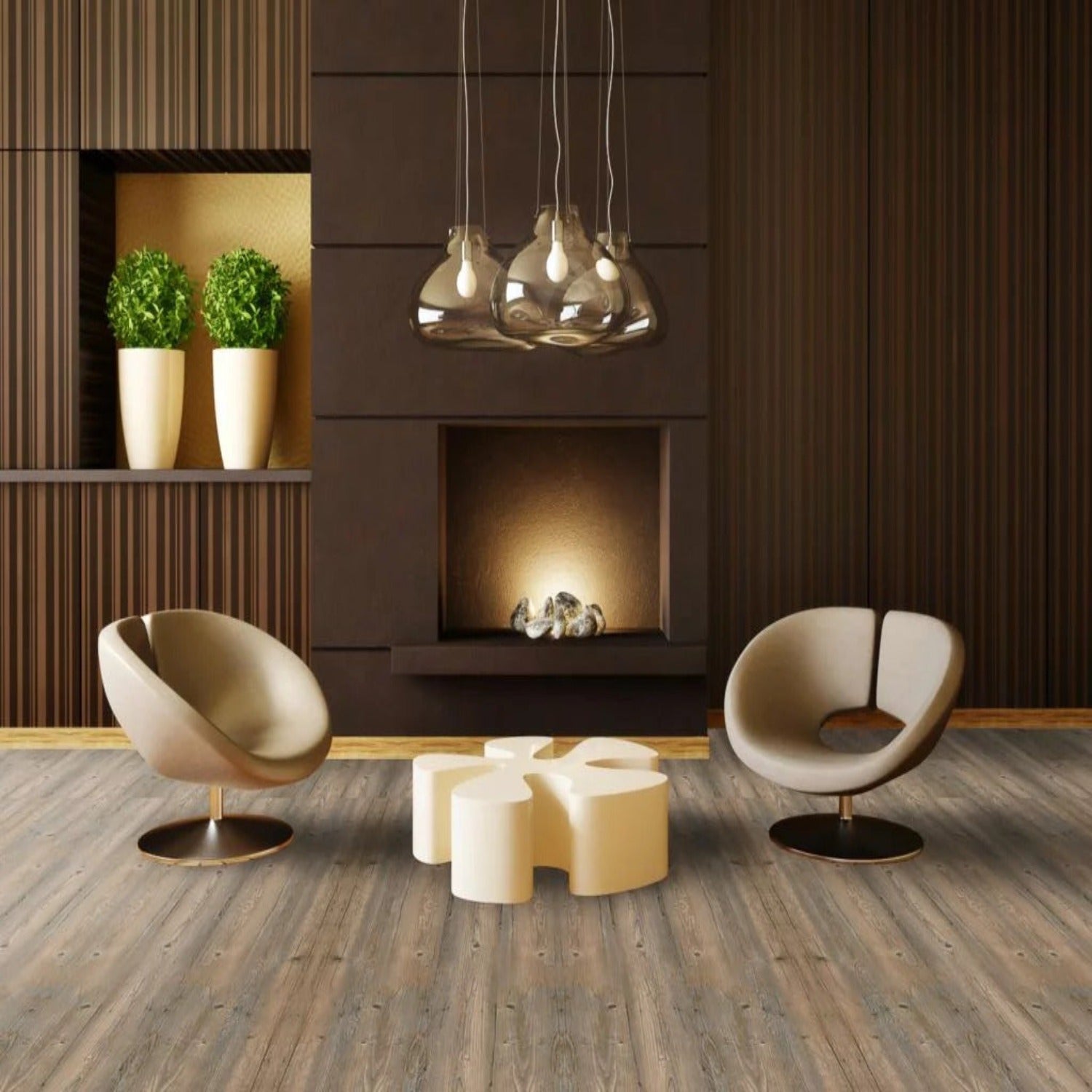 Edulis 22mil Heavy Duty Wear Layer SPC Vinyl Rigid Core 5.08mm Thick, 1mm IXPE Sound P - Pine Collection