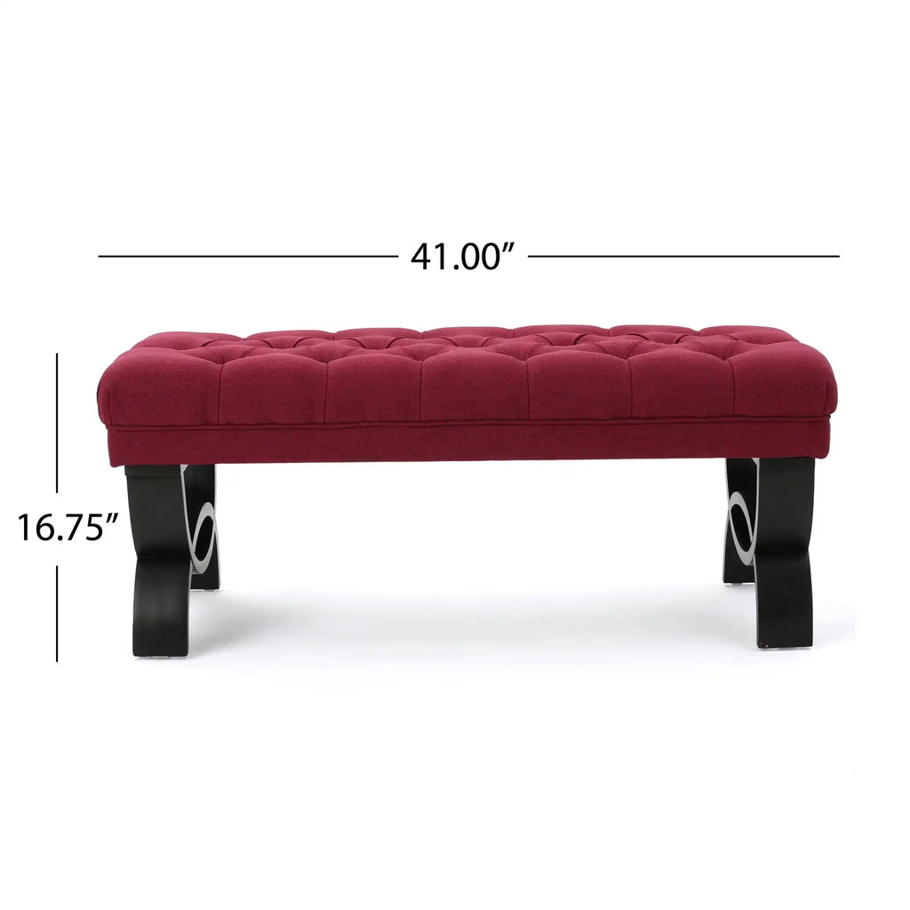 Hilton Ottoman Bench Classic Style