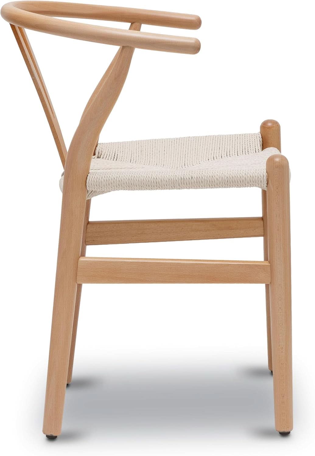 Natural Hemp Mid Century Woven Armchair Indoor Outdoor
