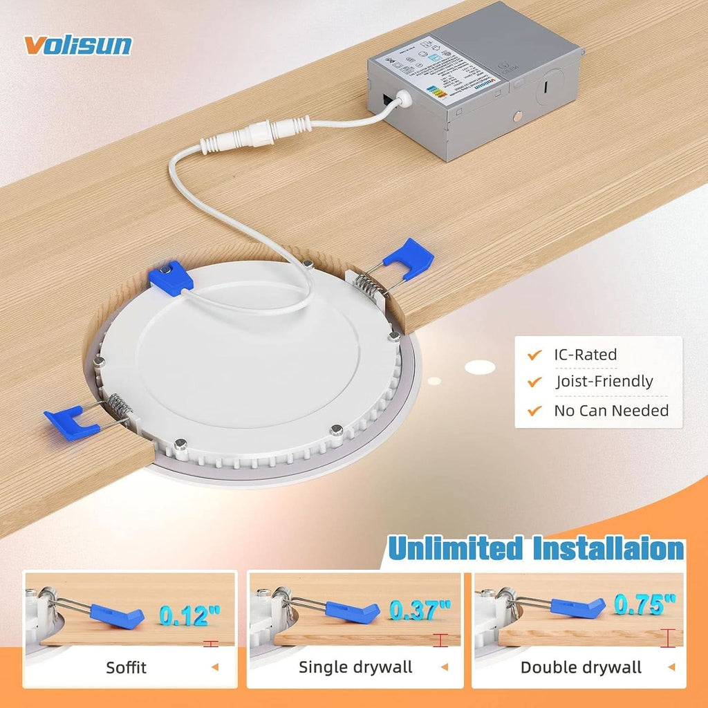 Six Inch Recessed LED Downlight 5CCT Dimmable