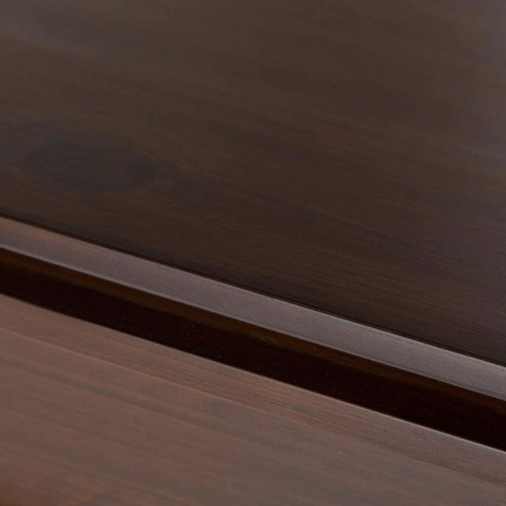 Pine Wood Sideboard Buffet Russet Brown Adjustable Shelves