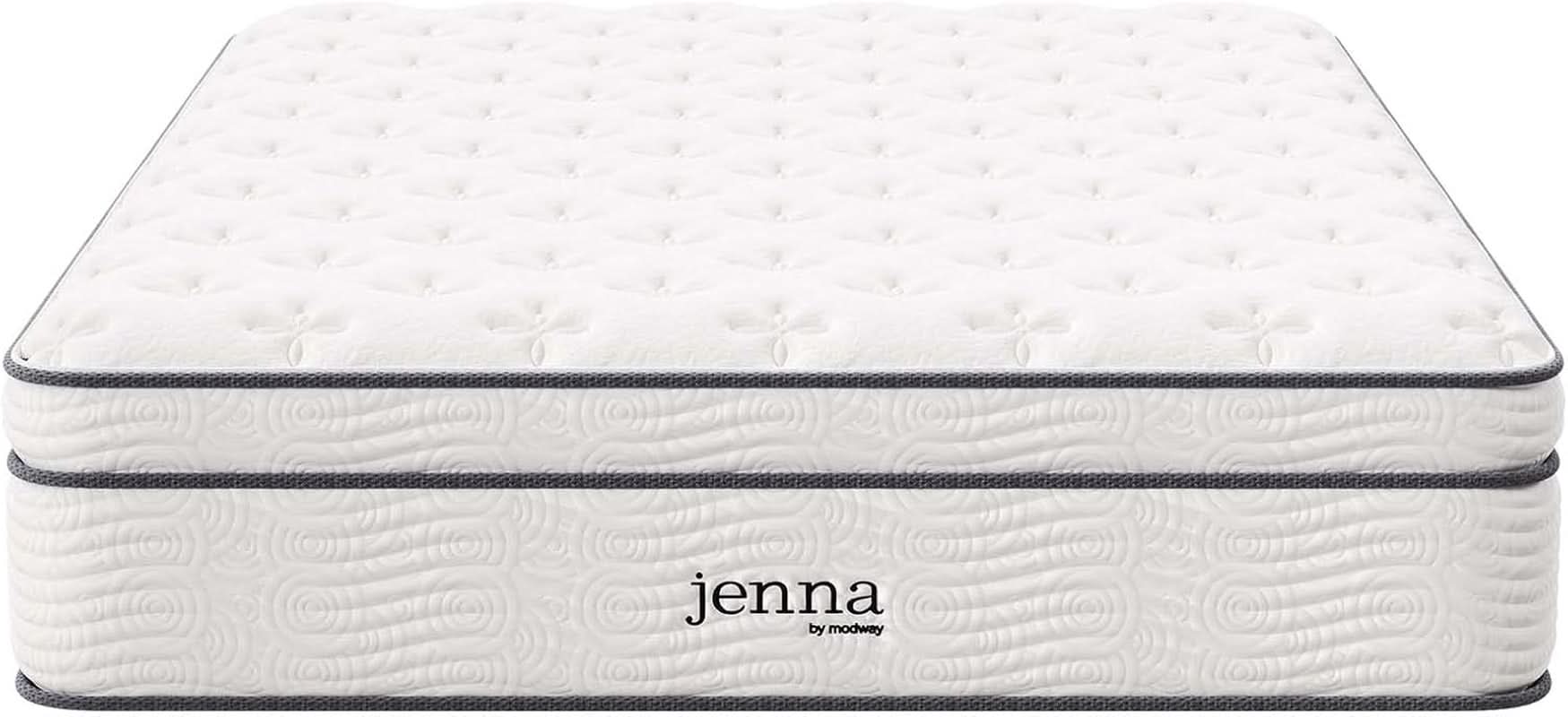 Queen Hybrid Mattress 14 Inch Memory Foam Wrapped Coils