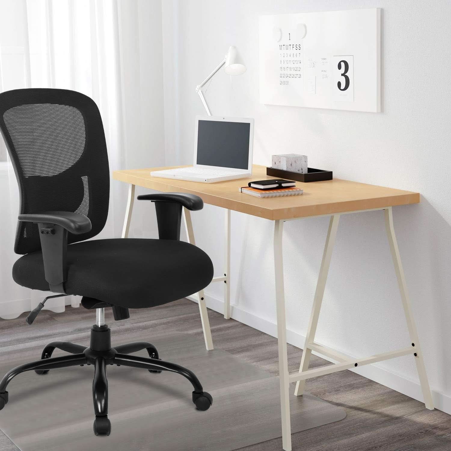 Big And Tall Office Chair 500 Pound Capacity Lumbar Support