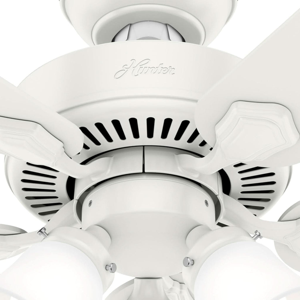 44 Inch Indoor Ceiling Fan With LED Lights Quiet Motor