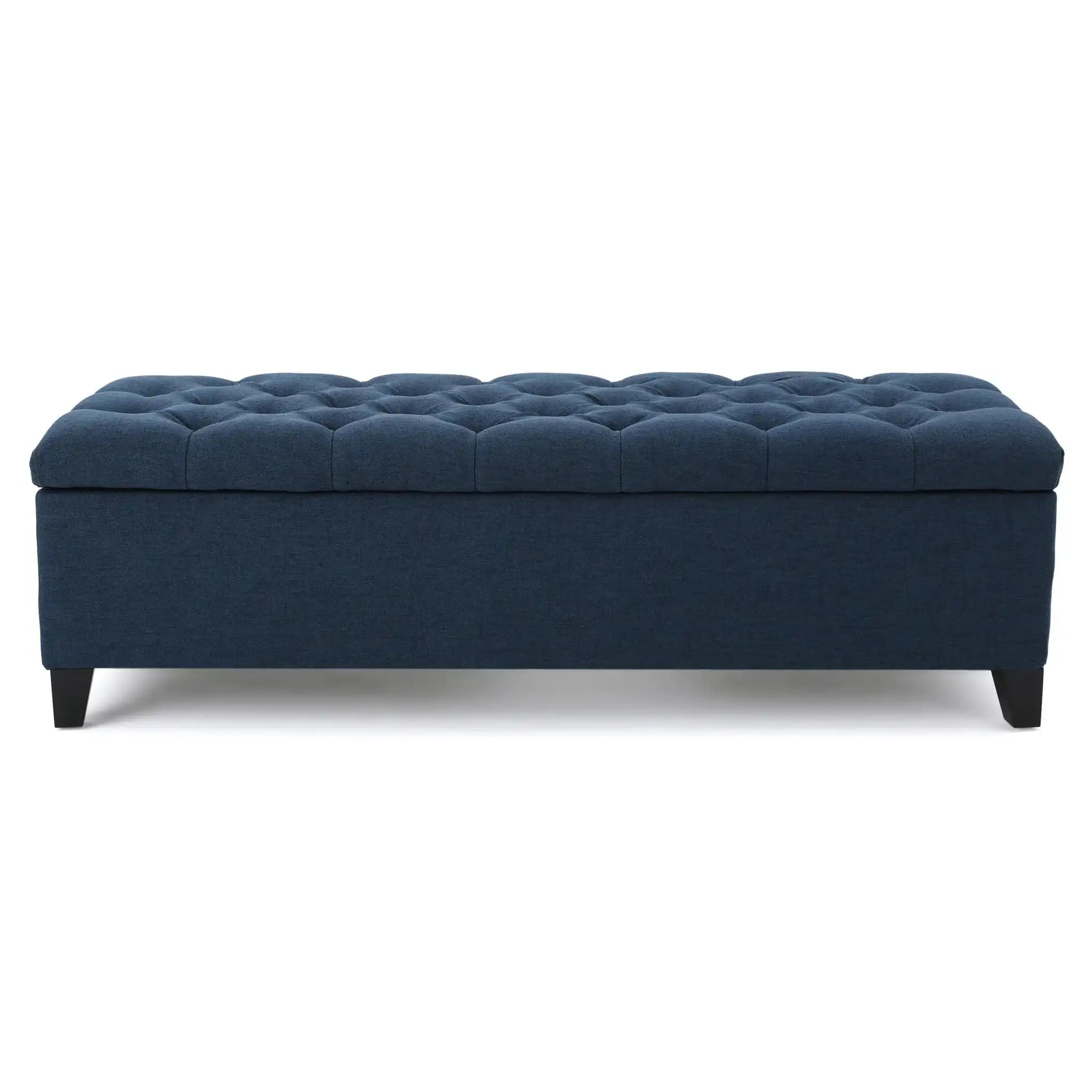 Glouster Contemporary Storage Ottoman with Button Tufted Design