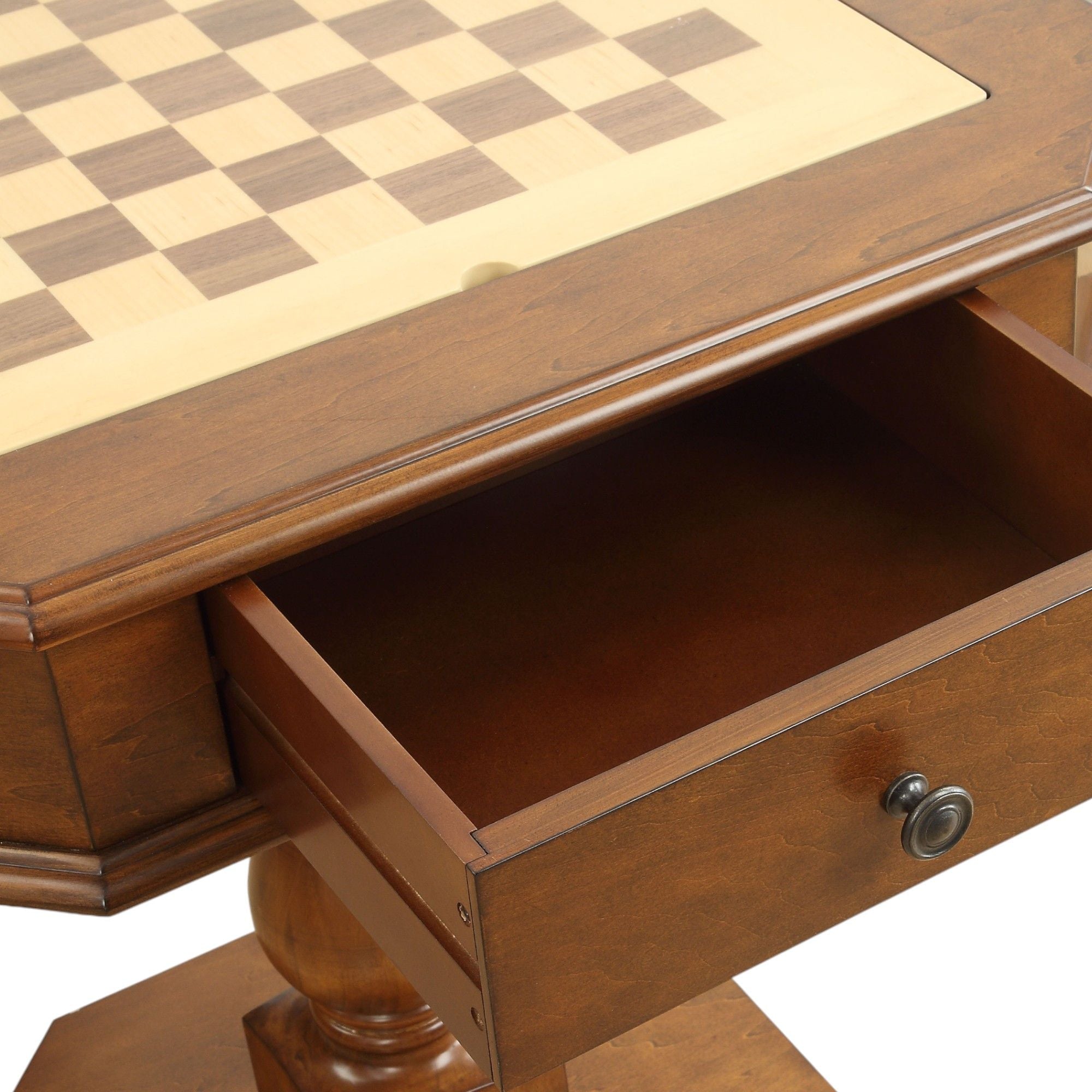 Bishop Reversible Chess & Checkers Game Table