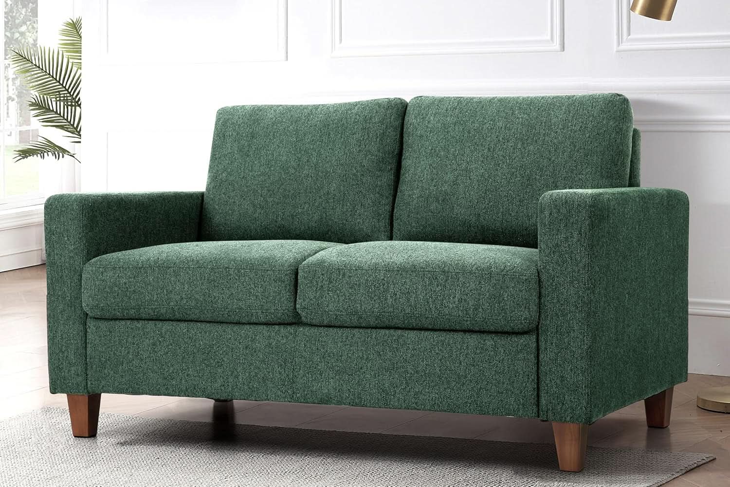 Green Mid-Century Sofa and Loveseat Set
