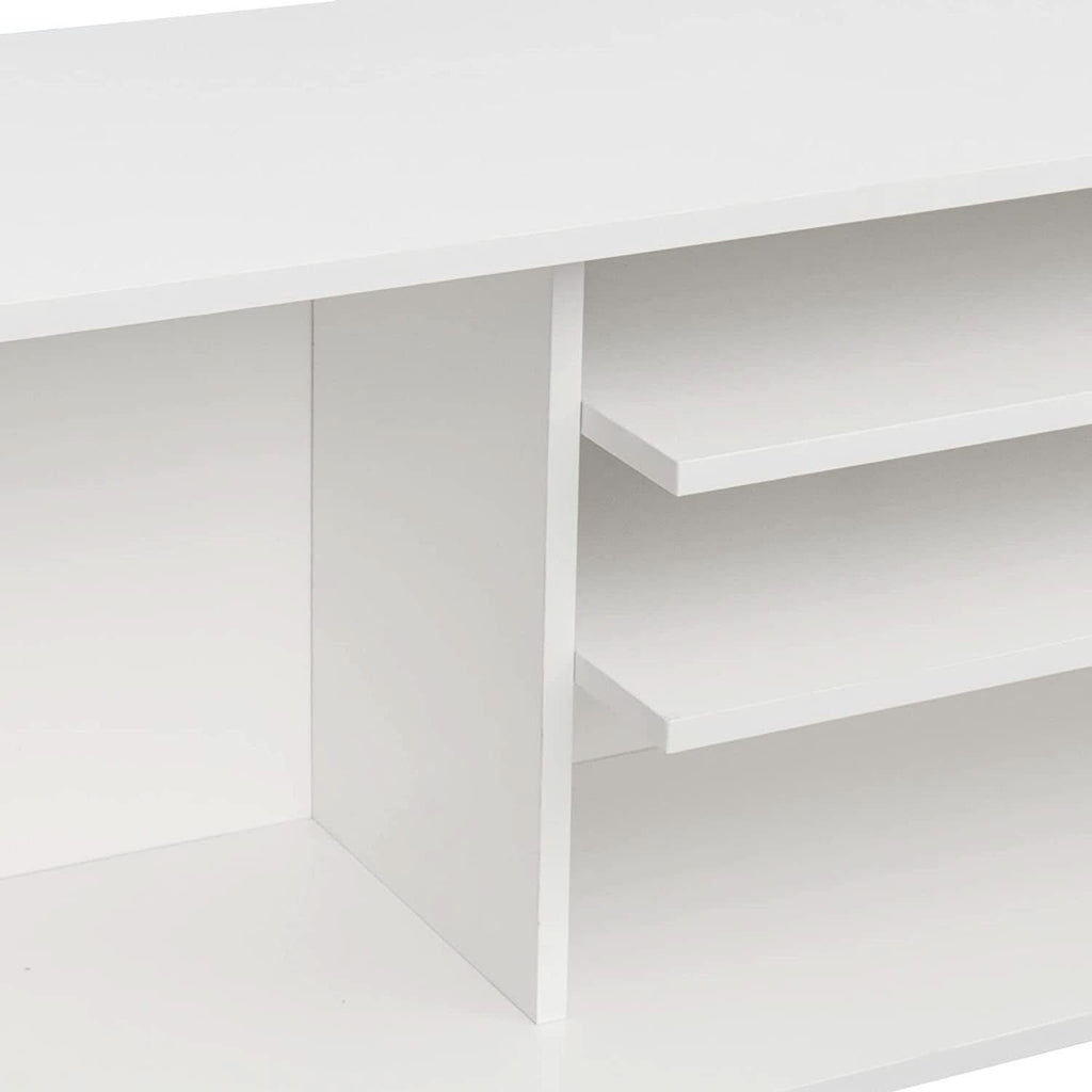 Farmhouse TV Stand for 65 Inch TVs With Storage Cabinet
