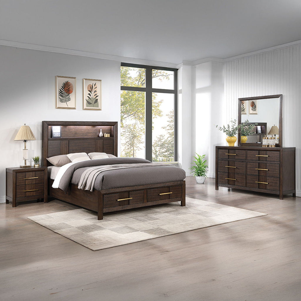 Kenzo LED Storage Bedroom Set