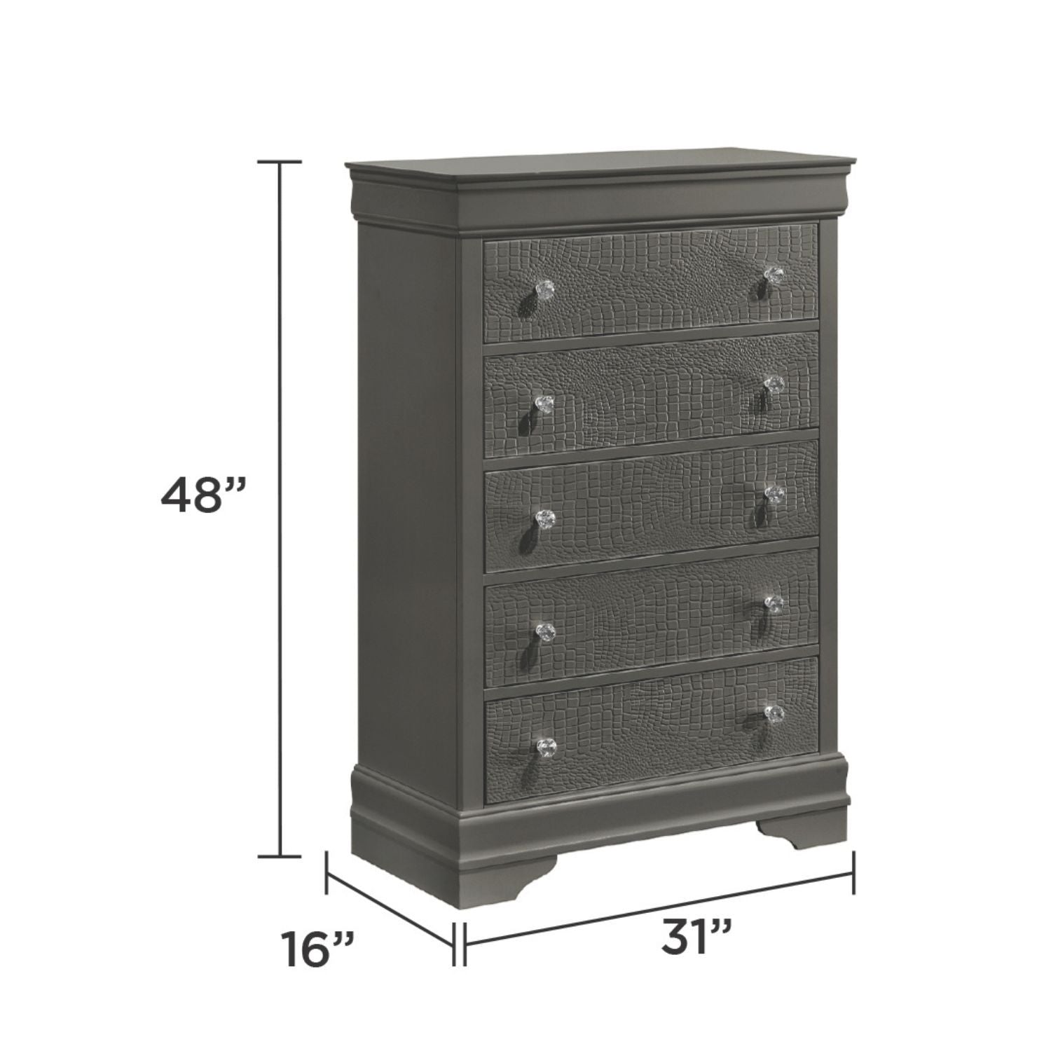 Blaze LED Upholstered Bedroom Set