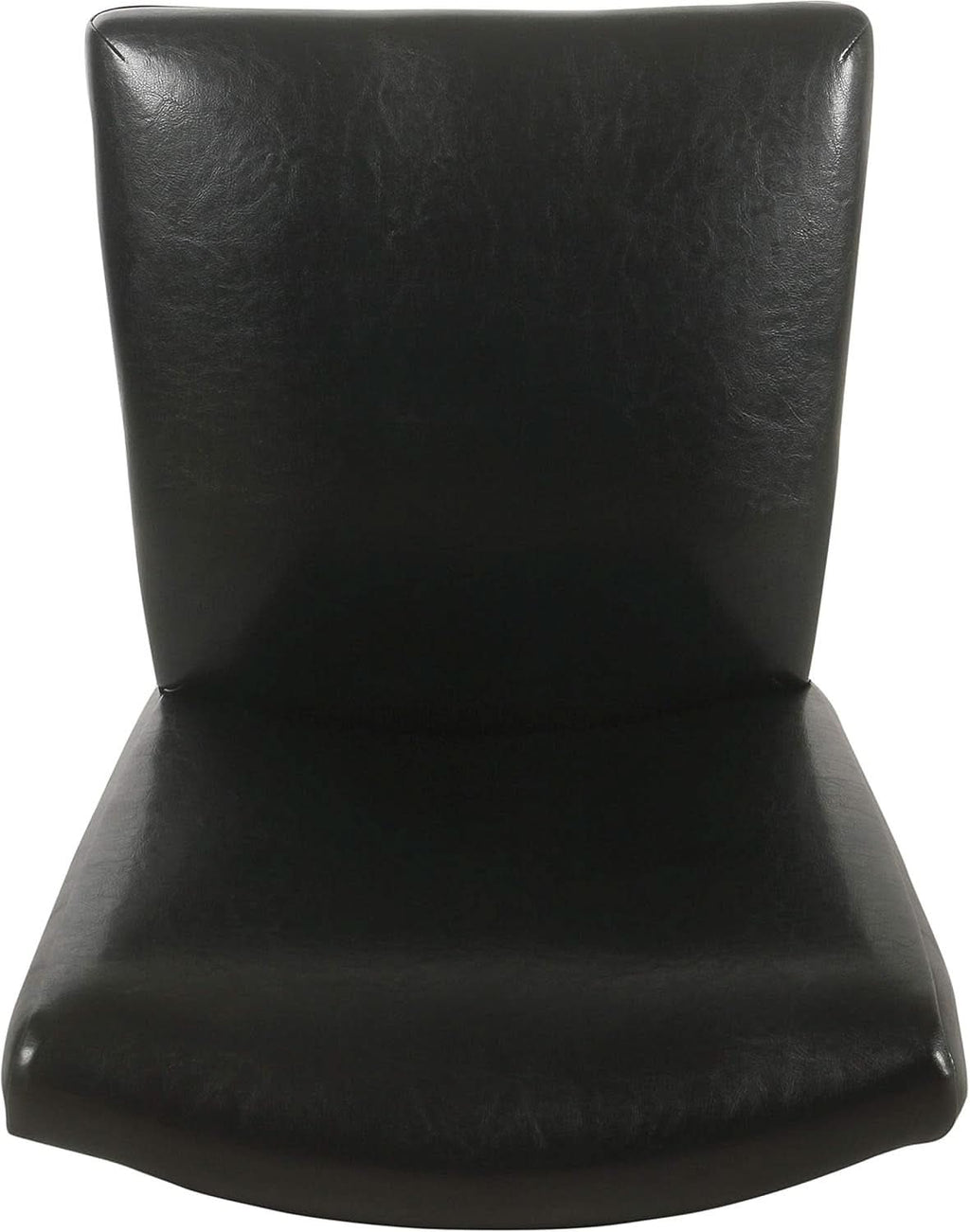 Parsons Dining Chair Black Faux Leather Modern Style