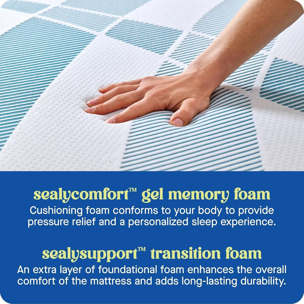 Queen Dreamlife Gel Memory Foam Mattress Surface Guard