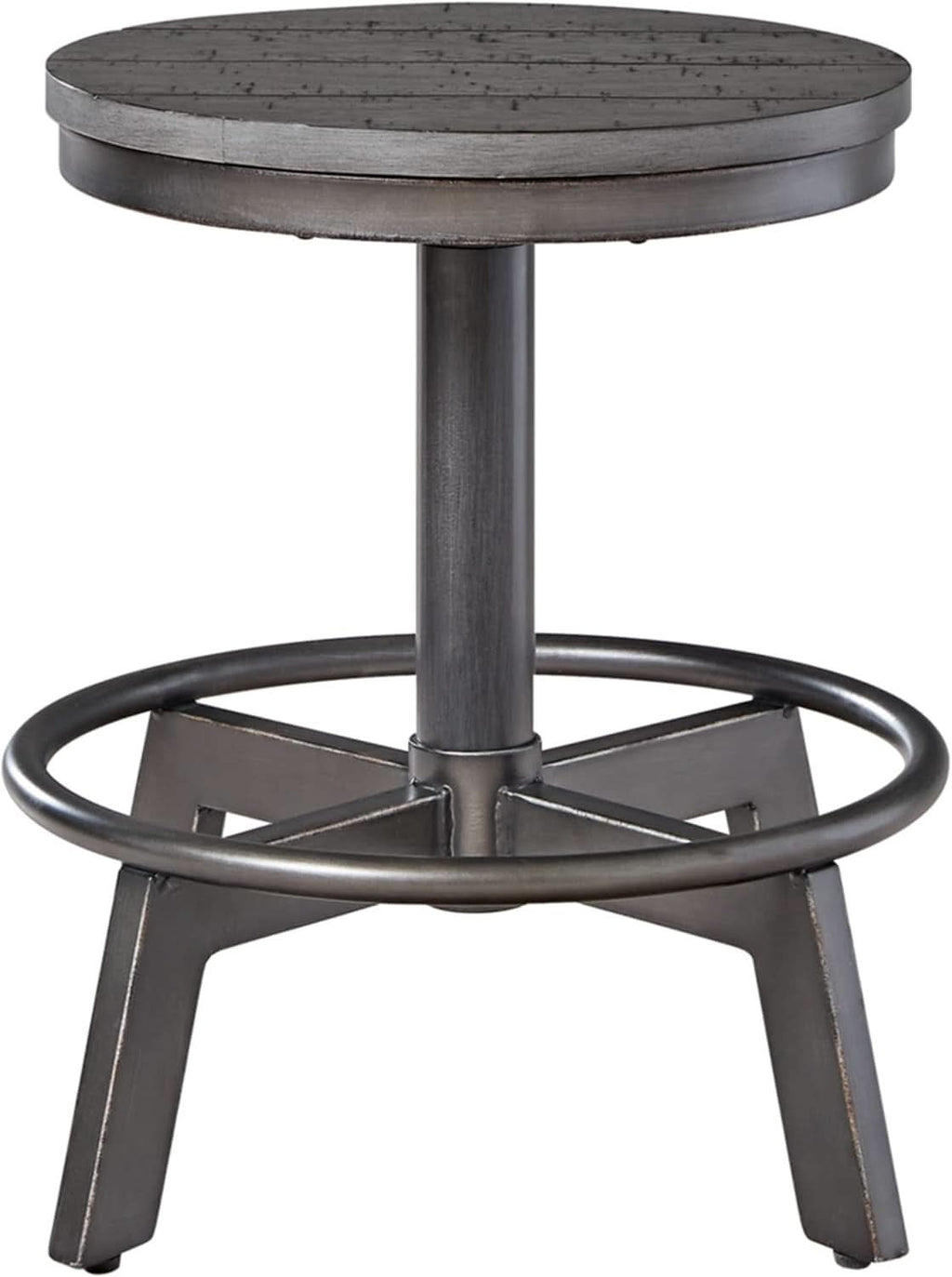 Torjin Gray Industrial Counter Height Stool Set of Two