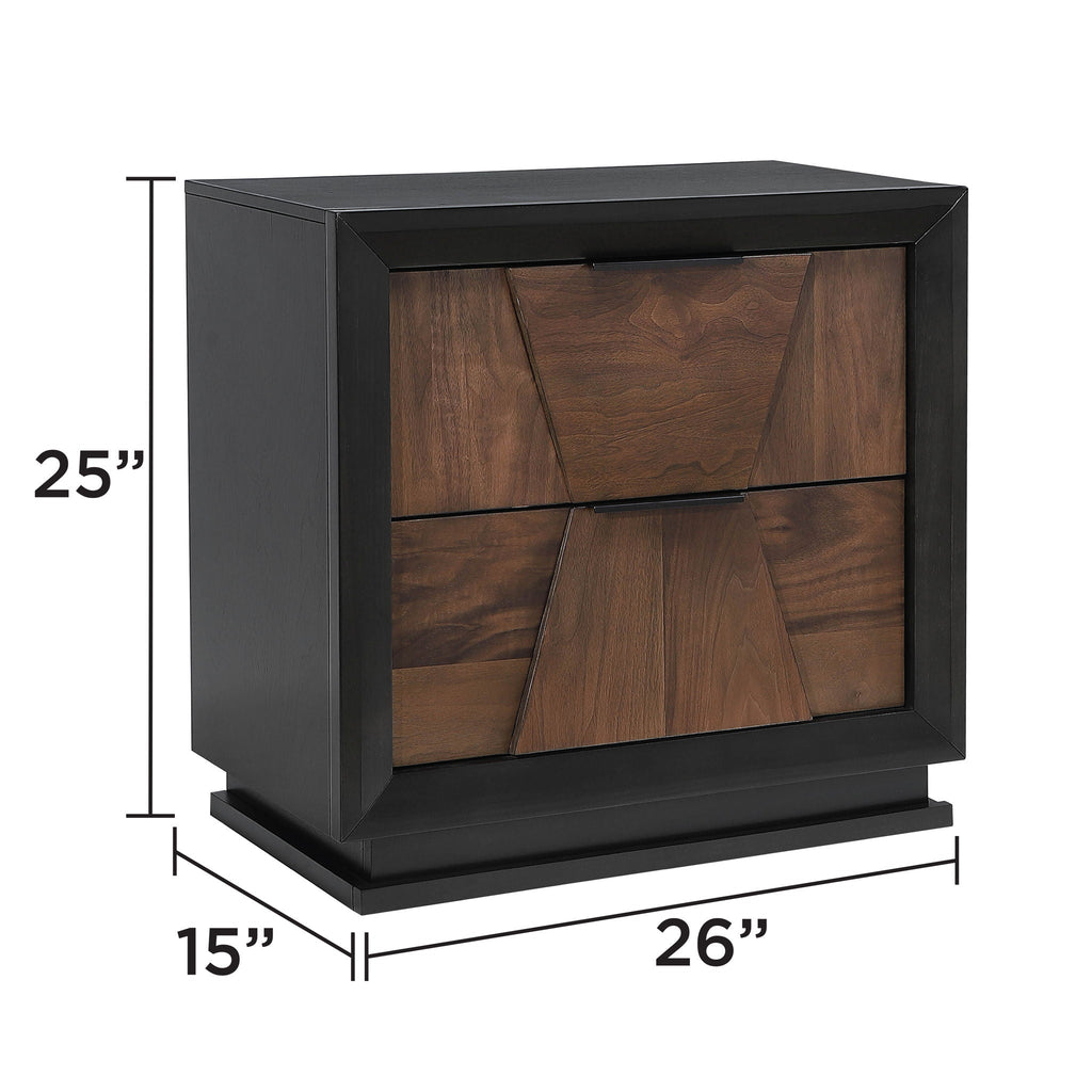 Houston Walnut Bedroom Set