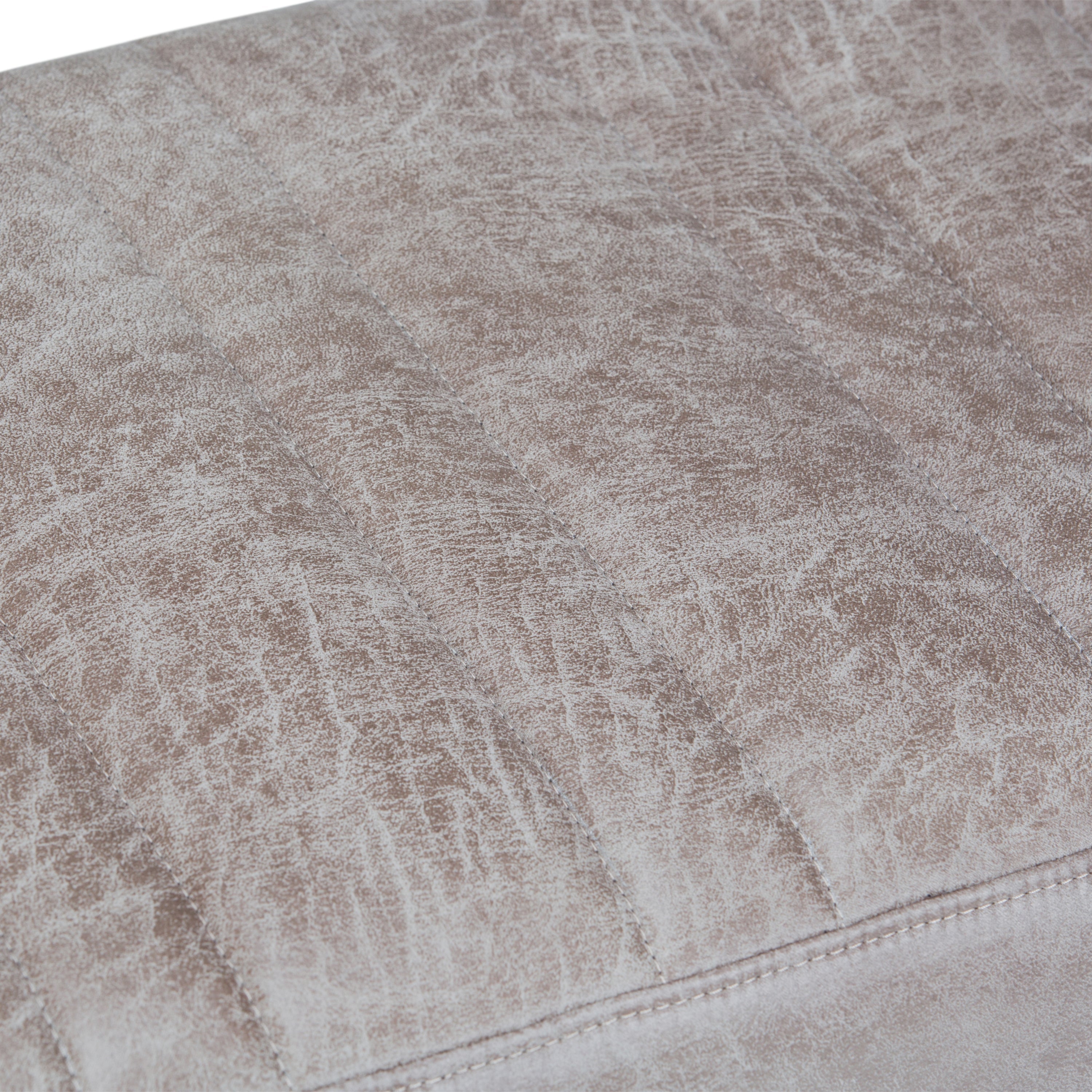Salinger - Large Ottoman Bench - Distressed Grey Taupe