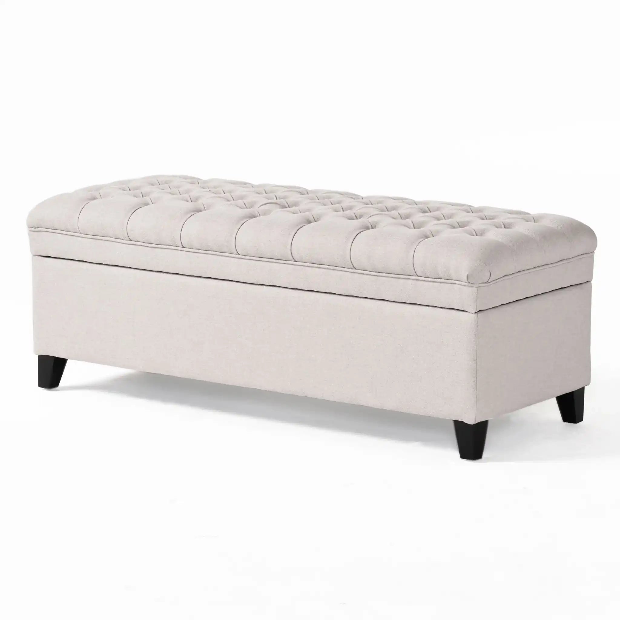 Juliana Storage Ottoman With Birch Legs