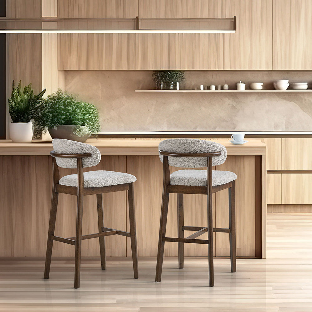 ACTU 30-Inch Upholstered Bar Stools Set of 2