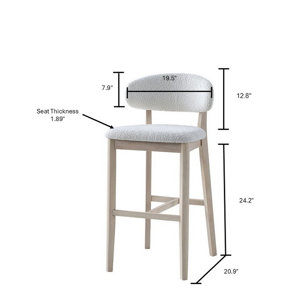 ACTU 30-Inch Upholstered Bar Stools Set of 2
