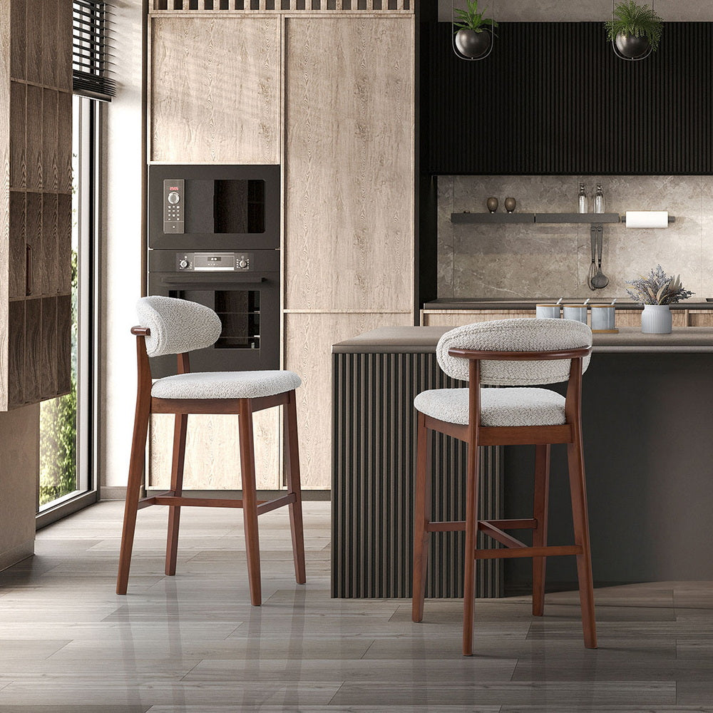ACTU 30-Inch Upholstered Bar Stools Set of 2