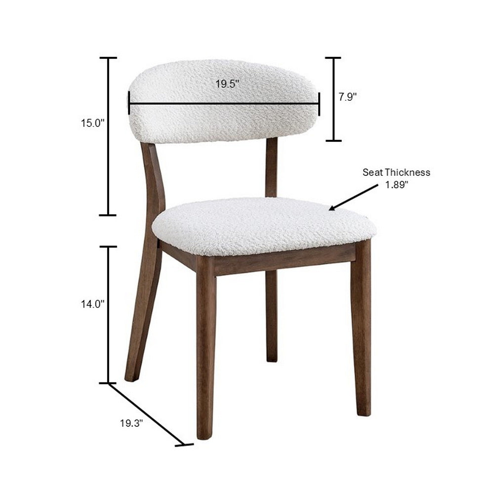 ACTU Modern Dining Set with Upholstered Chairs