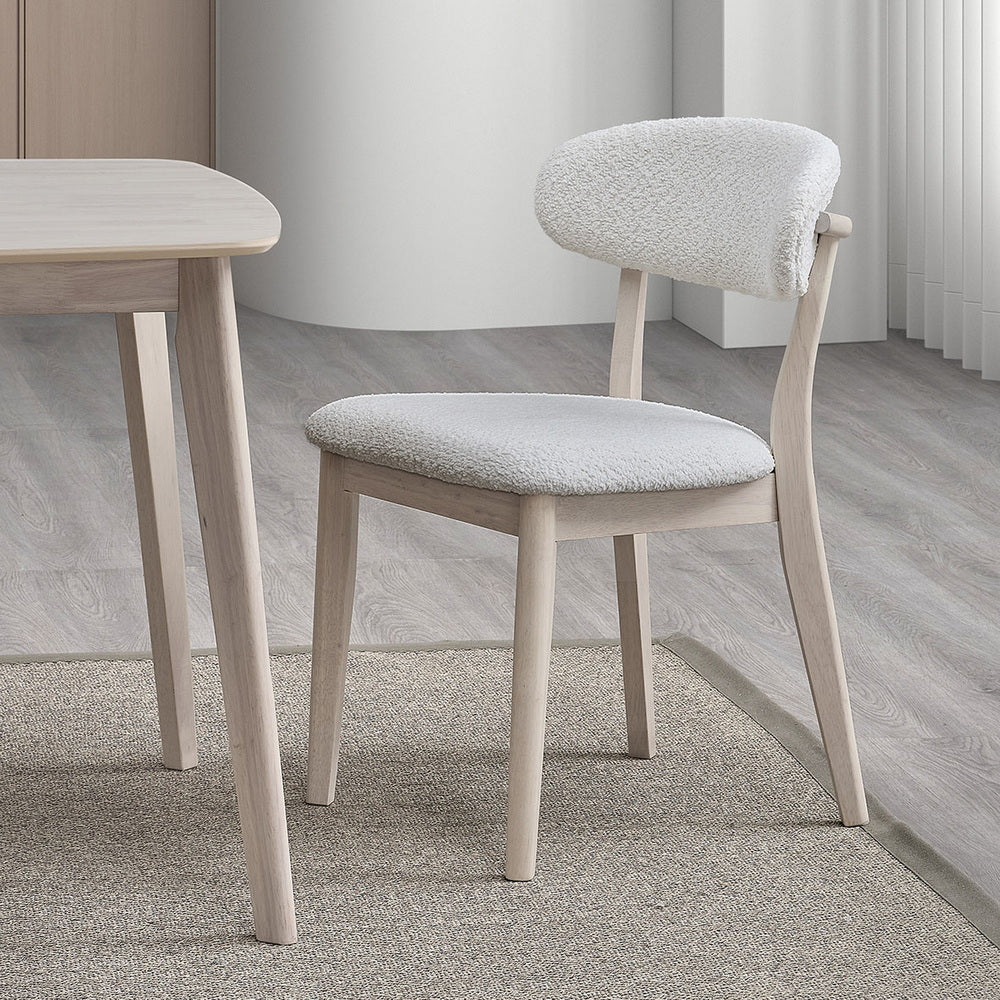 ACTU Modern Dining Set with Upholstered Chairs