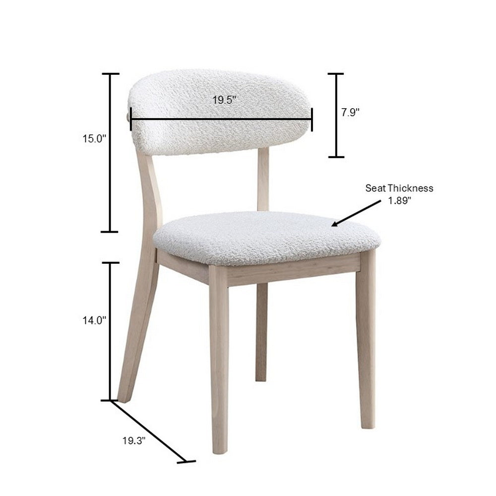 ACTU Modern Dining Set with Upholstered Chairs