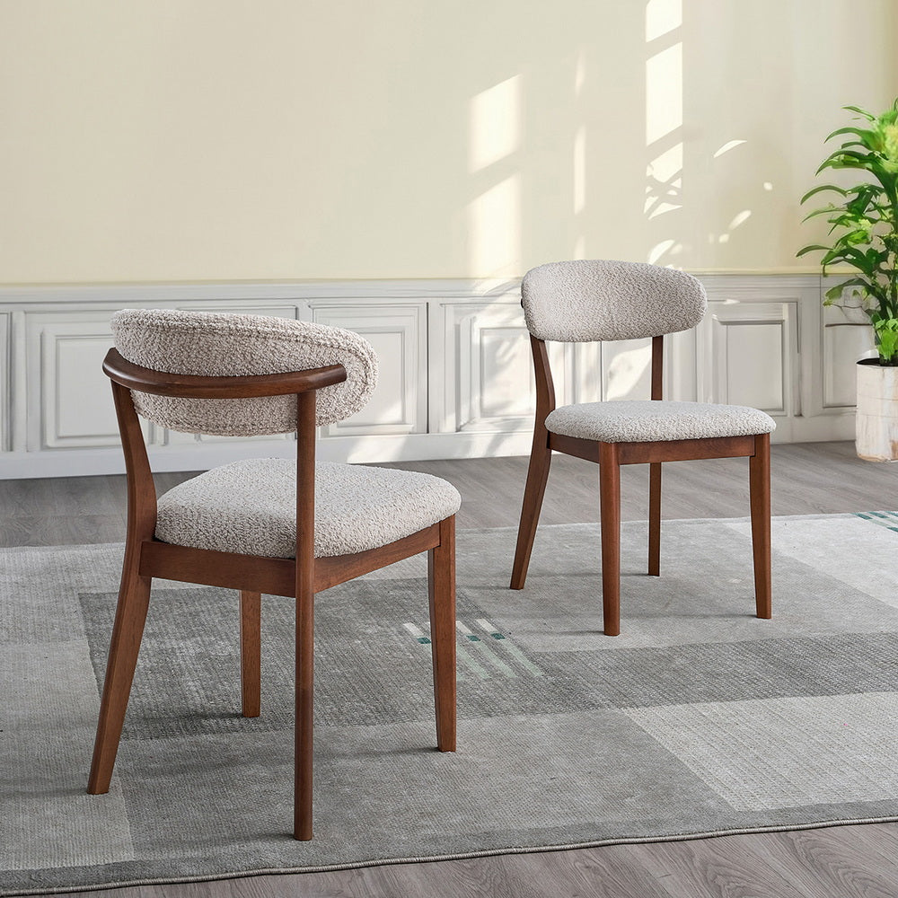 ACTU Modern Dining Set with Upholstered Chairs