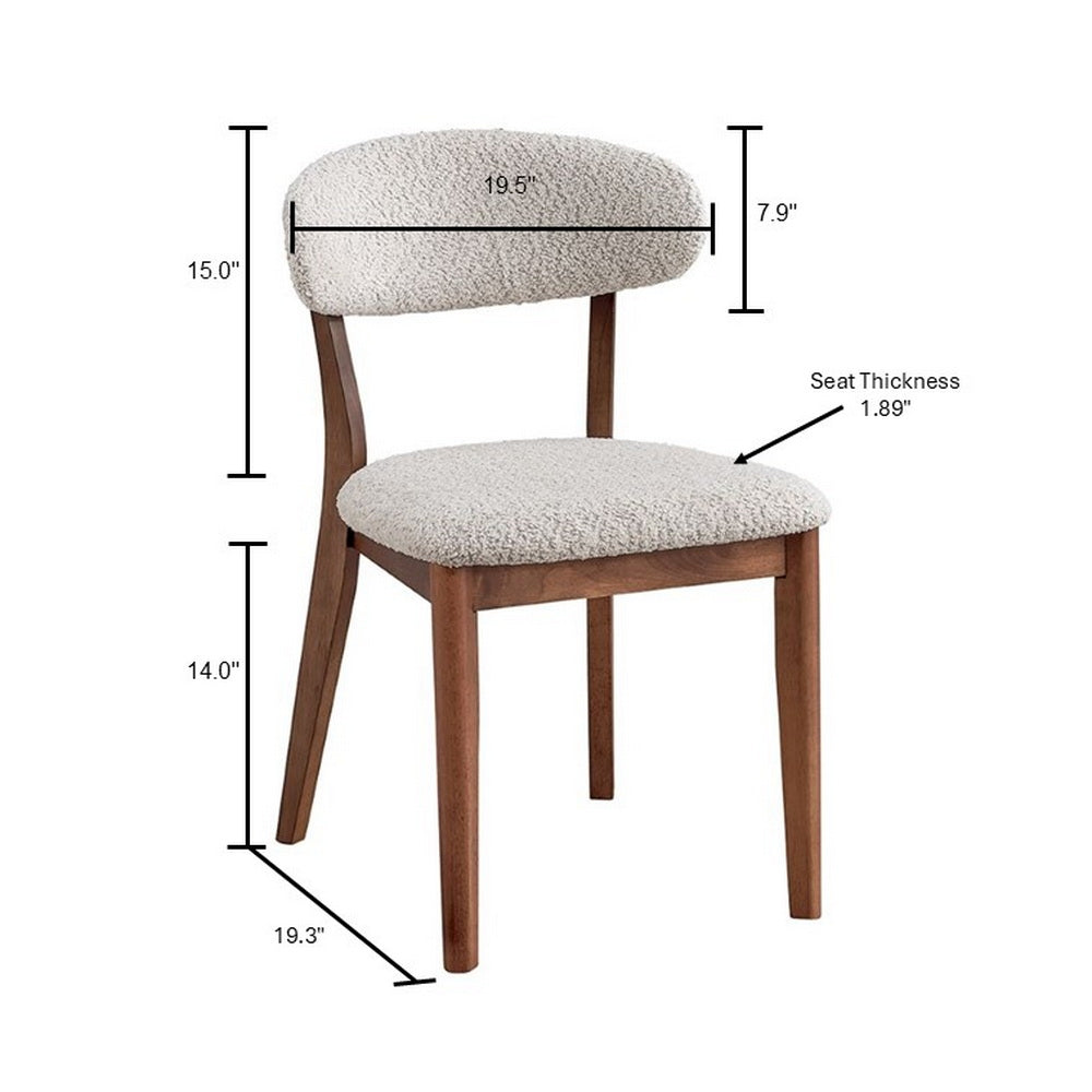 ACTU Modern Dining Set with Upholstered Chairs
