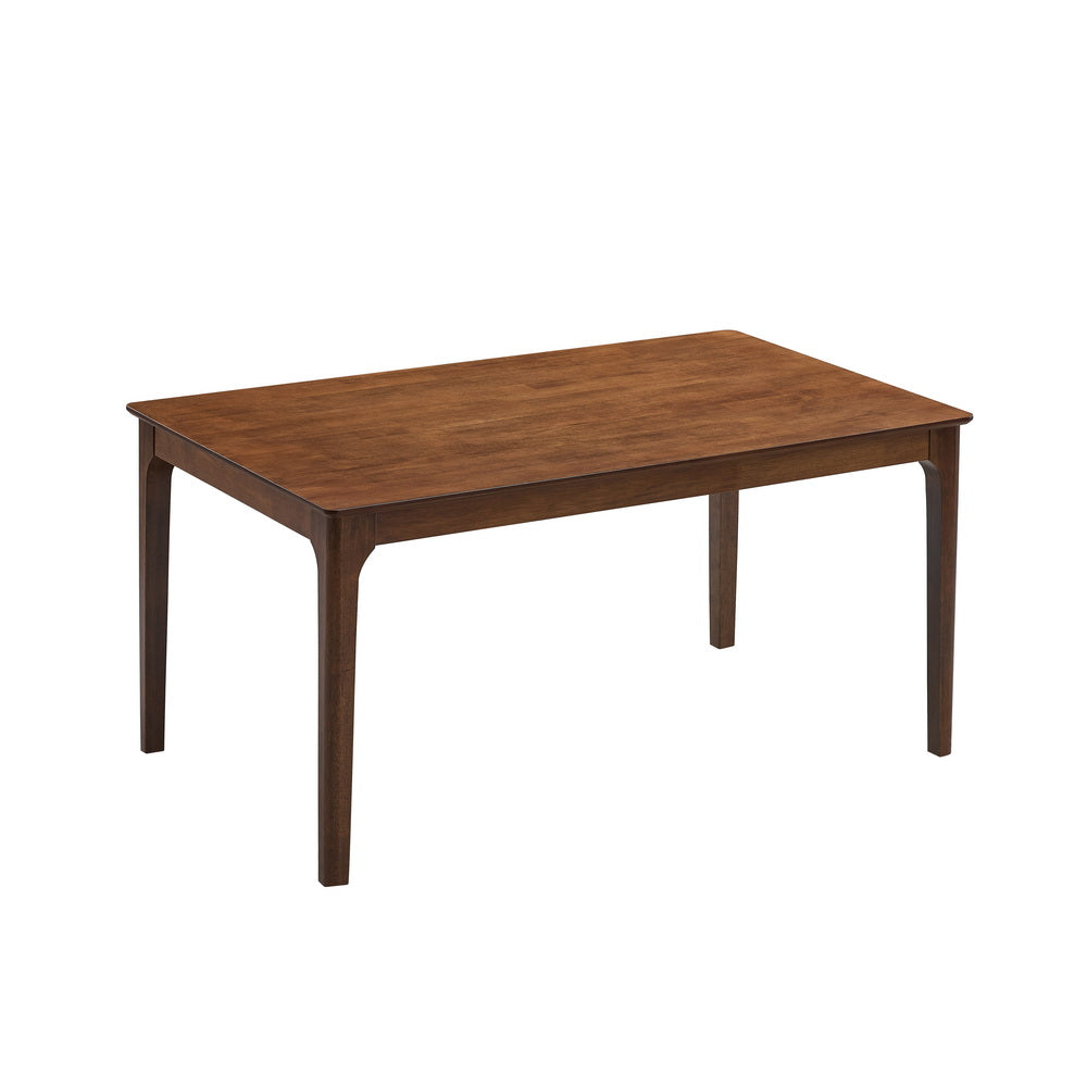 ACTU Solid Wood Dining Set with Upholstered Chairs