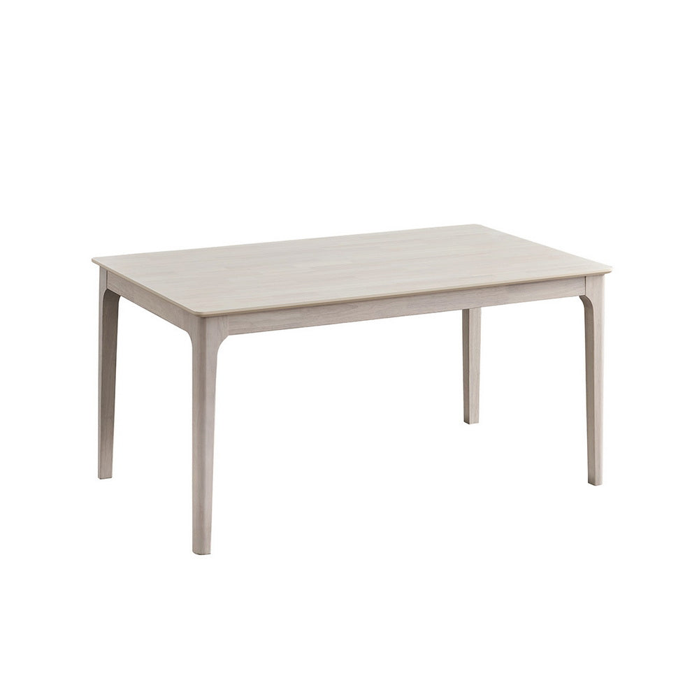 ACTU Solid Wood Dining Set with Upholstered Chairs
