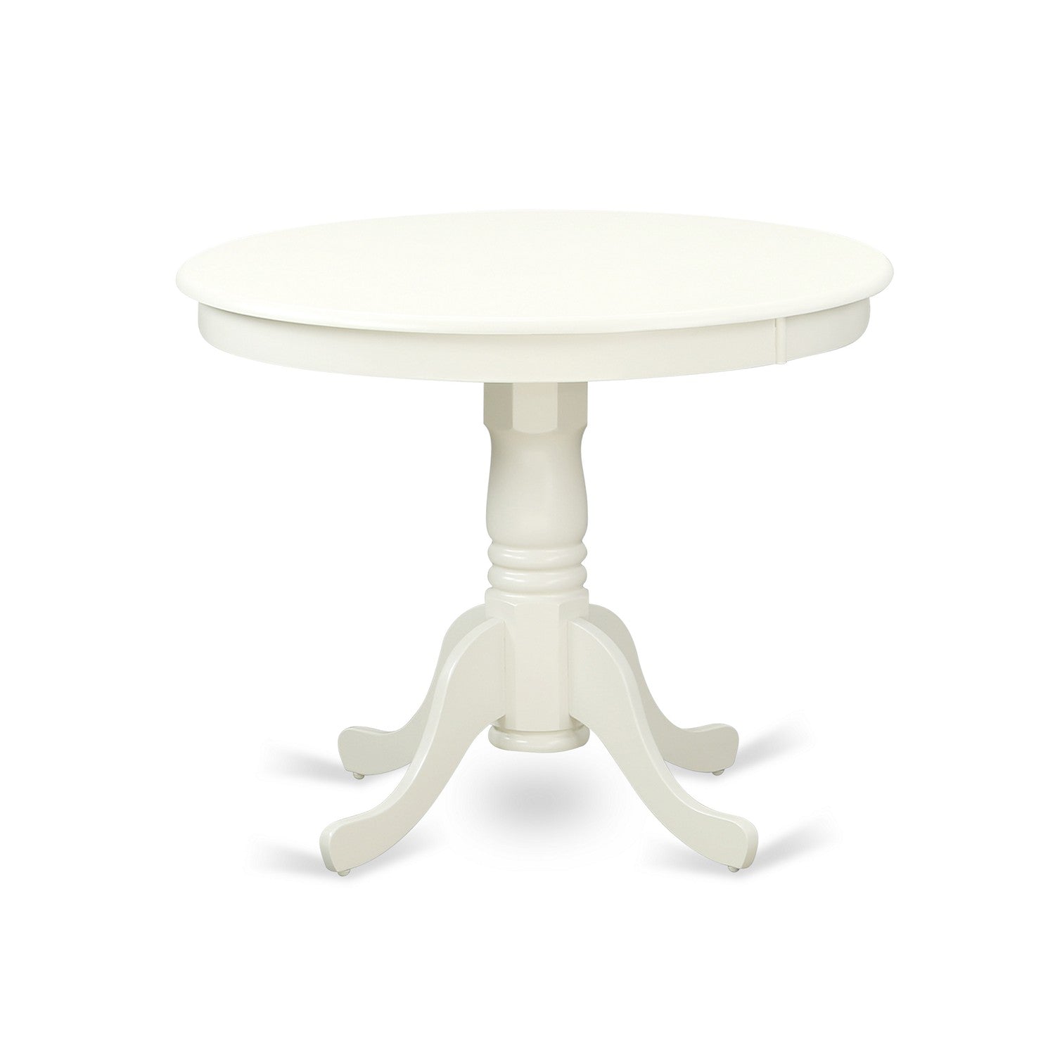 5-Piece Linen White Dining Set with Blue Fabric Chairs
