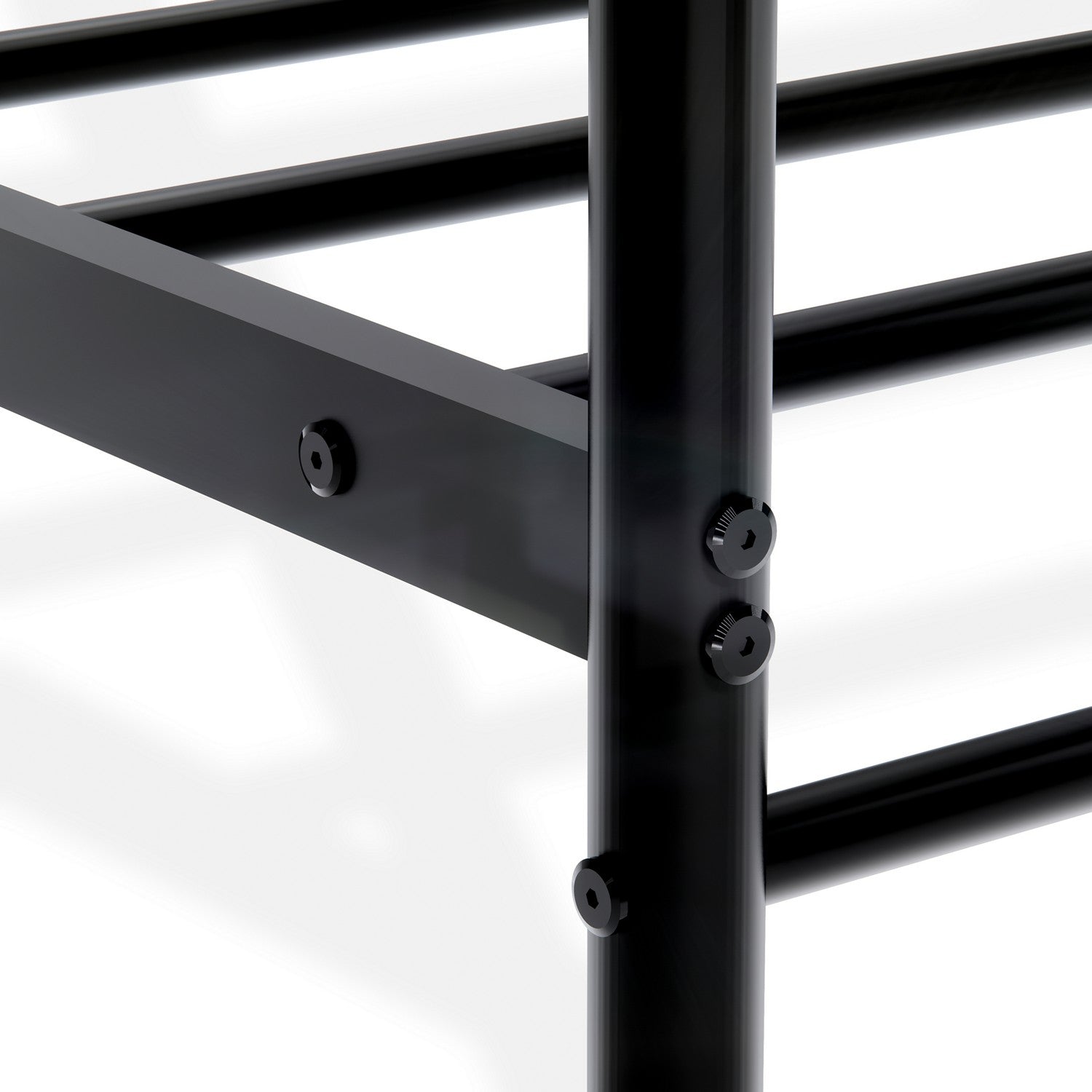 Anniston Queen Canopy Bed in Black