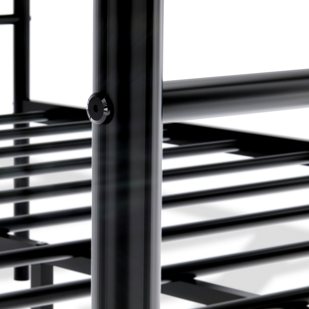 Anniston Queen Canopy Bed in Black