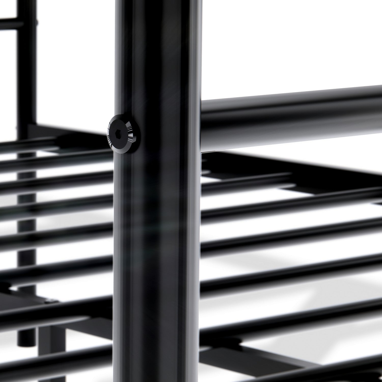Anniston Queen Canopy Bed in Black