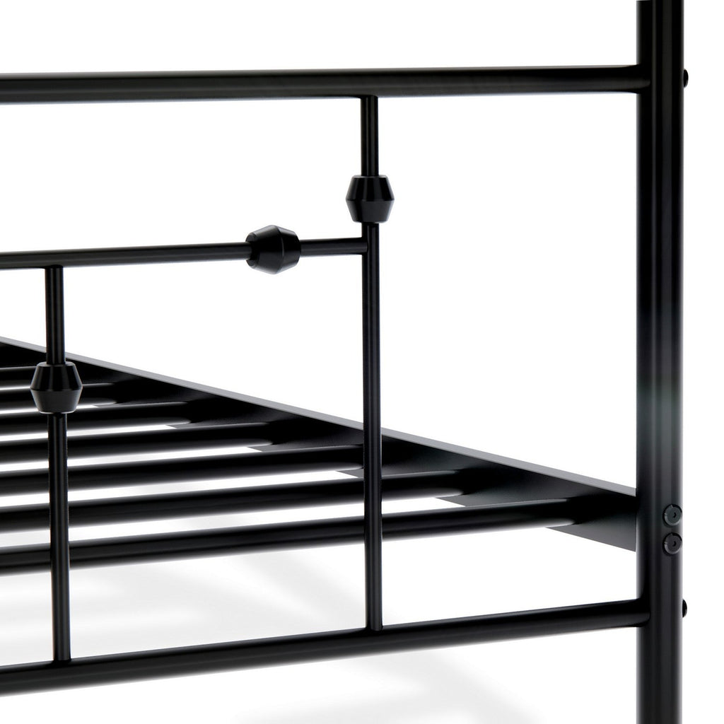 Anniston Queen Canopy Bed in Black